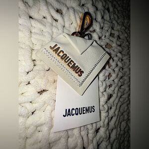 JACQUEMUS Beige and Gold Keychain NWT
